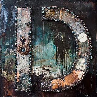 Topographic Carnival style, Midjourney V6.1: typographic composition with large letters