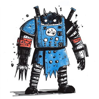 Tidecrest Armorial style, Midjourney V6.1: concept art character design of retropunk steam knight