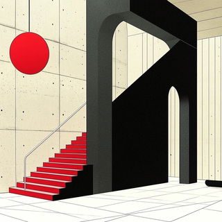 Oroboros Brocade style, Midjourney V6.1: abstract 3D render