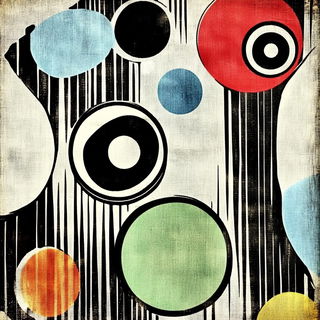 Afterglow Monoliths style, Midjourney V6.1: creative pattern composition