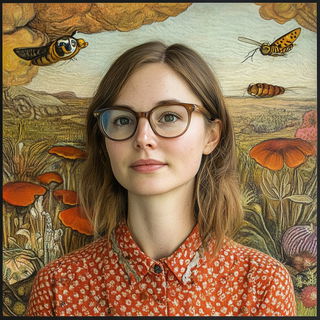 Port Verdant style, Midjourney V6.1: photographic portrait of female protagonist