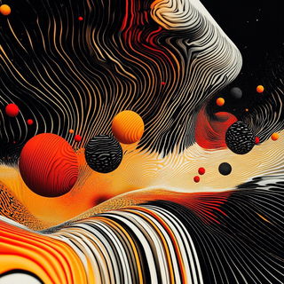 Chiaroscuro Masquerade style, Midjourney V6.1: abstract 3D render
