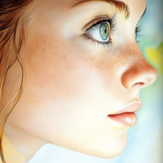 Neon Biocollage style, Midjourney V6.1: photographic portrait of female protagonist