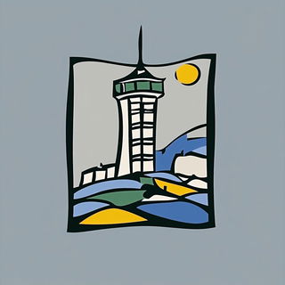 Inkshadow style, Midjourney V6.1: bold minimalist logo design for Istanbul city municipal services