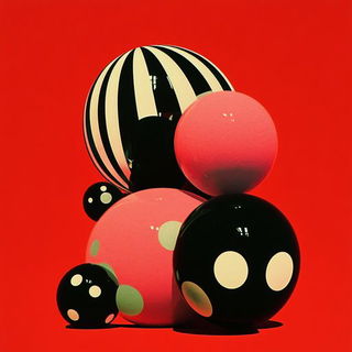 Petalclay style, Midjourney V6.1: abstract 3D render