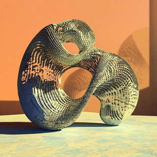Virelith style, Midjourney V6.1: abstract 3D render