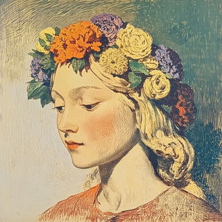 Virelith style, Midjourney V6.1: classical 18th-century oil painting