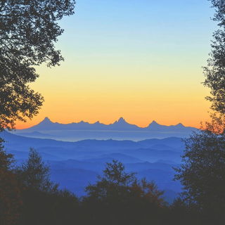 Virelith style, Midjourney V6.1: realistic landscape photograph of quiet dawn