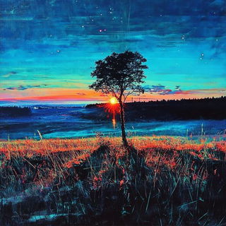 Sunken Cuerda style, Midjourney V6.1: realistic landscape photograph of quiet dawn