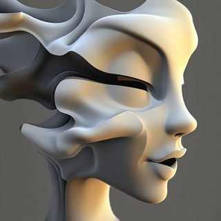 Pinkwire Fairground style, Midjourney V6.1: abstract 3D render