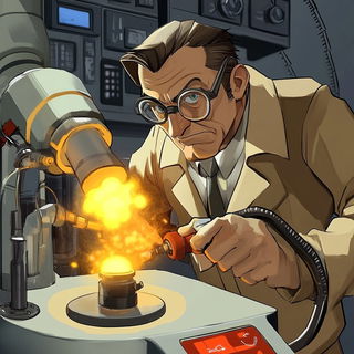 Pinkwire Fairground style, Midjourney V6.1: editorial illustration for popular scientific magazine cover