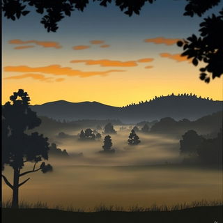 Pinkwire Fairground style, Midjourney V6.1: realistic landscape photograph of quiet dawn
