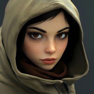 Pinkwire Fairground style, Midjourney V6.1: photographic portrait of female protagonist