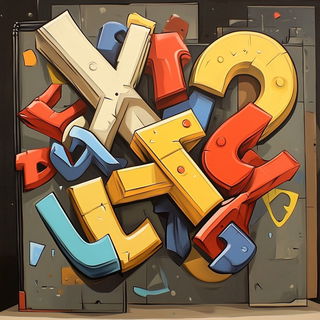 Pinkwire Fairground style, Midjourney V6.1: typographic composition with large letters