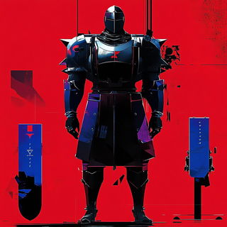 Celcut Terraforma style, Midjourney V6.1: concept art character design of retropunk steam knight