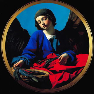 Celcut Terraforma style, Midjourney V6.1: classical 18th-century oil painting