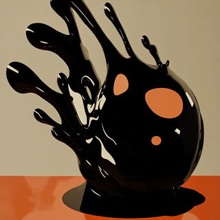 Smelted Spectacle style, Midjourney V6.1: abstract 3D render