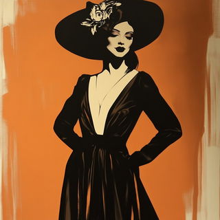 Smelted Spectacle style, Midjourney V6.1: haute-couture fashion outfit