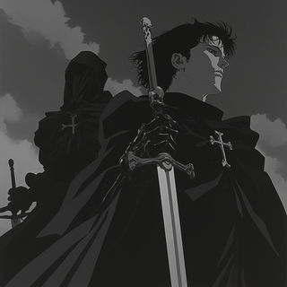 Antlerstep Ink style, Midjourney V6.1: black-and-white manga comic strip