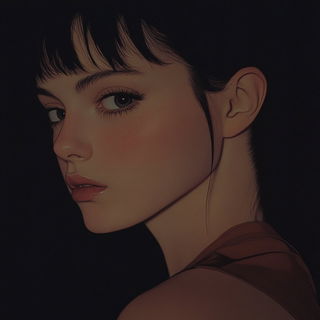 Antlerstep Ink style, Midjourney V6.1: photographic portrait of female protagonist