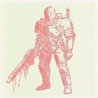 Atelier Coralcap style, Midjourney V6.1: concept art character design of retropunk steam knight