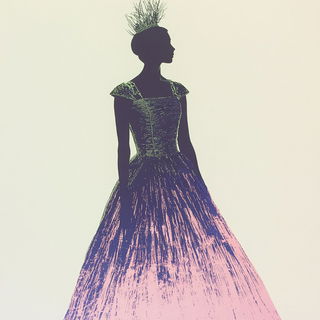 Atelier Coralcap style, Midjourney V6.1: haute-couture fashion outfit