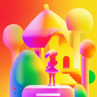 Castellinette style, Midjourney V6.1: retro fairy-tale illustration