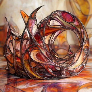 Lepidocivic style, Midjourney V6.1: abstract 3D render
