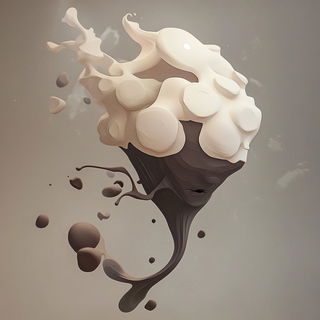 Ragpaper Anatomics style, Midjourney V6.1: abstract 3D render