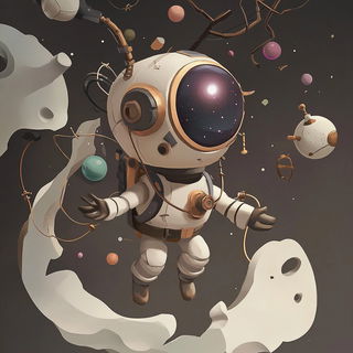 Ragpaper Anatomics style, Midjourney V6.1: editorial illustration for popular scientific magazine cover