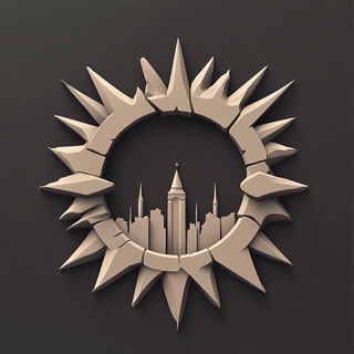 Ragpaper Anatomics style, Midjourney V6.1: bold minimalist logo design for Istanbul city municipal services