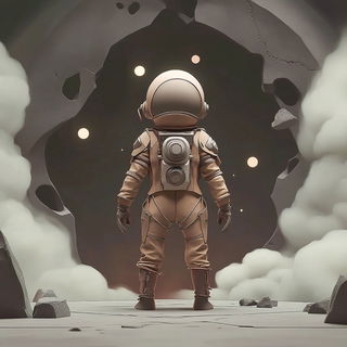 Ragpaper Anatomics style, Midjourney V6.1: cinematic shot from sci-fi movie