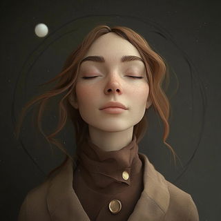 Ragpaper Anatomics style, Midjourney V6.1: photographic portrait of female protagonist