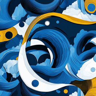Chromapulp style, Midjourney V6.1: creative pattern composition