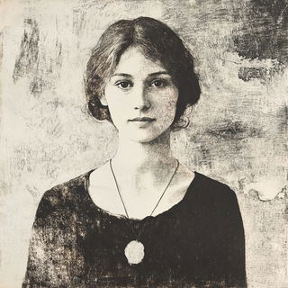 Spectraposter style, Midjourney V6.1: photographic portrait of female protagonist