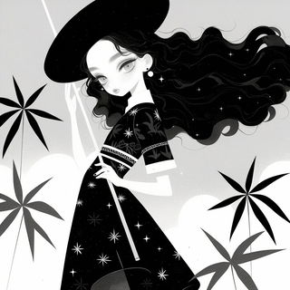 Xanthophyll Falls style, Midjourney V6.1: black-and-white manga comic strip