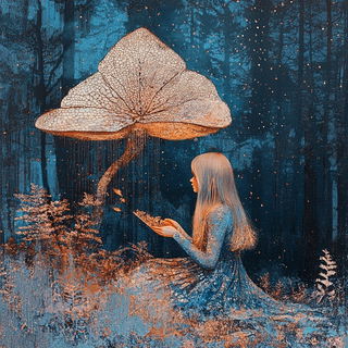 Ruinwire Gothic style, Midjourney V6.1: retro fairy-tale illustration