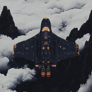 Mythocascade style, Midjourney V6.1: cinematic shot from sci-fi movie