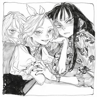 Afterbath Solaria style, Midjourney V6.1: black-and-white manga comic strip
