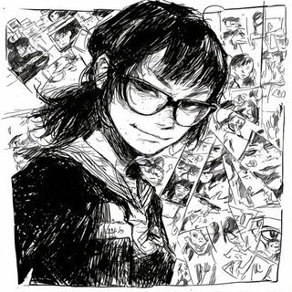 Florapulp style, Midjourney V6.1: black-and-white manga comic strip