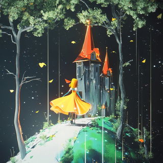 Toucansurge style, Midjourney V6.1: retro fairy-tale illustration