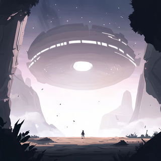 Anvilpop style, Midjourney V6.1: cinematic shot from sci-fi movie