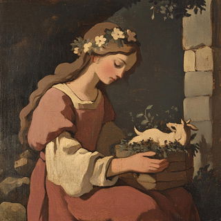 Anvilpop style, Midjourney V6.1: classical 18th-century oil painting