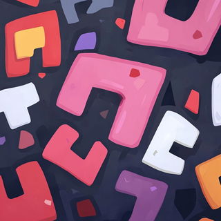 Anvilpop style, Midjourney V6.1: typographic composition with large letters