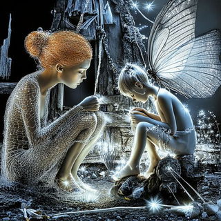 Redgreen Proscenium style, Midjourney V6.1: retro fairy-tale illustration