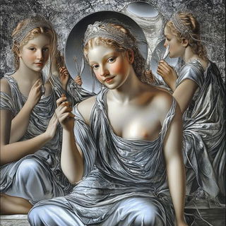 Redgreen Proscenium style, Midjourney V6.1: classical 18th-century oil painting