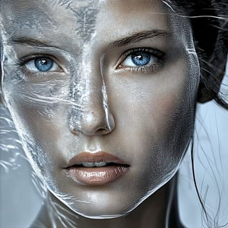 Redgreen Proscenium style, Midjourney V6.1: photographic portrait of female protagonist