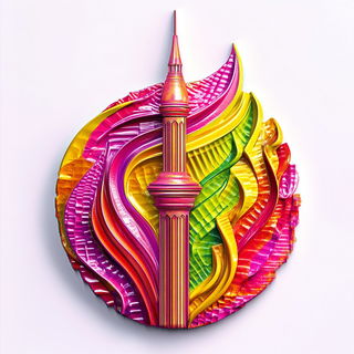 Inkshan style, Midjourney V6.1: bold minimalist logo design for Istanbul city municipal services