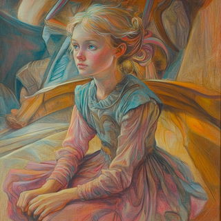 Redmouth Taffeta style, Midjourney V6.1: classical 18th-century oil painting