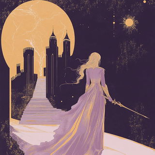 Impastorift style, Midjourney V6.1: retro fairy-tale illustration
